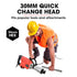 2300W Pro-Grade Electric Demolition Jackhammer, with 3 Bonus Chisels, Carry Case