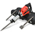 2400W Pro-Grade Electric Demolition Jackhammer, with 3 Bonus Chisels, Carry Case