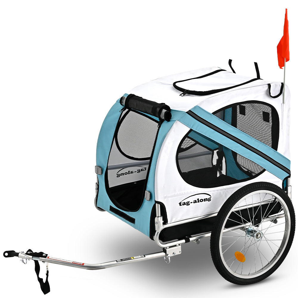 Pet & Cargo Bike Trailer, Bicycle Pet & Cargo Trailer, Cargo Carrier, Blue