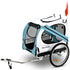 Pet & Cargo Bike Trailer, Bicycle Pet & Cargo Trailer, Cargo Carrier, Blue