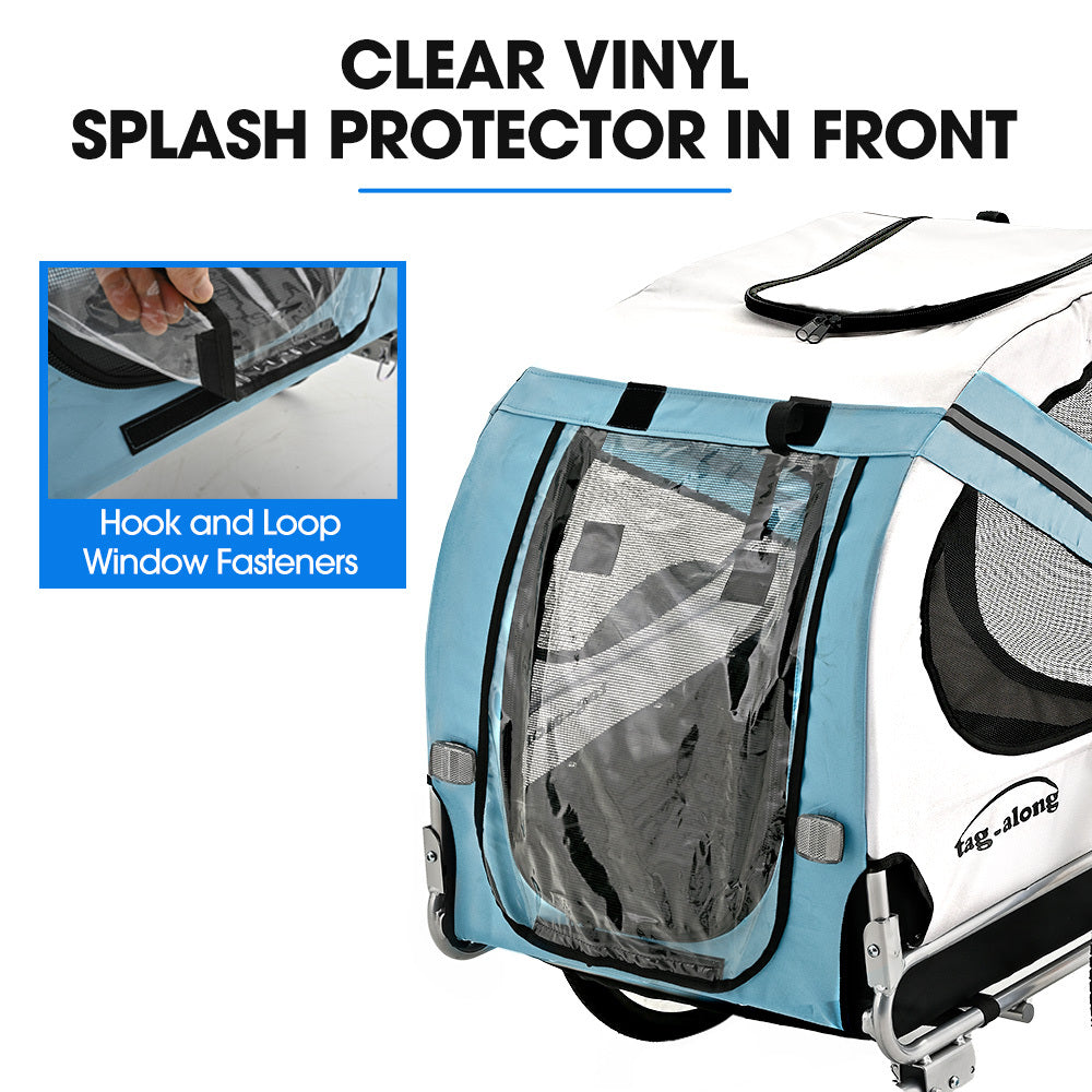 Pet & Cargo Bike Trailer, Bicycle Pet & Cargo Trailer, Cargo Carrier, Blue