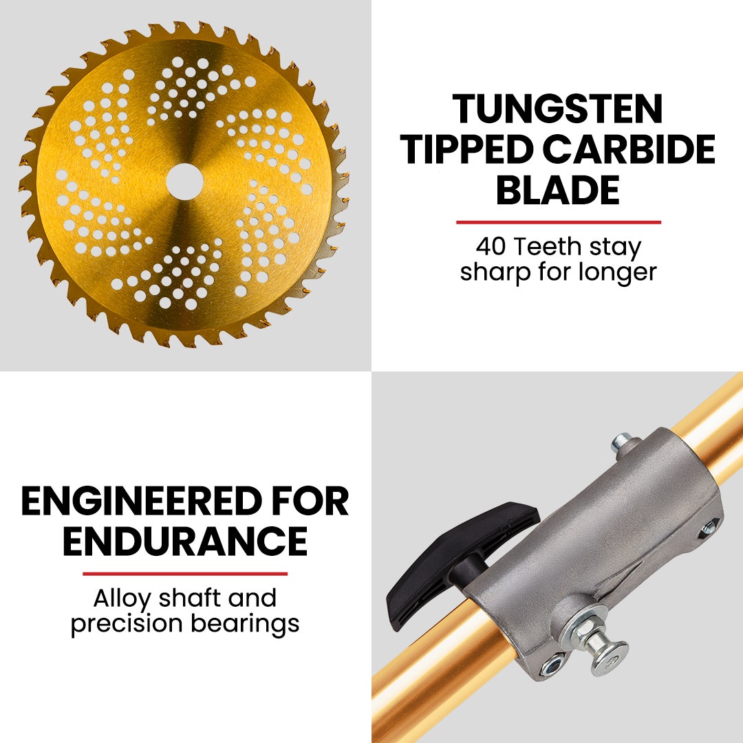 65CC Brushcutter Whipper Snipper Trimmer Brush Cutter Multi Pole Tool