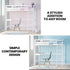 KINGSTON SLUMBER Wooden Kids Single Loft Bed Frame with Desk - White