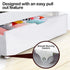 Trundle Under Bed Storage Drawers, 2 Pieces, White
