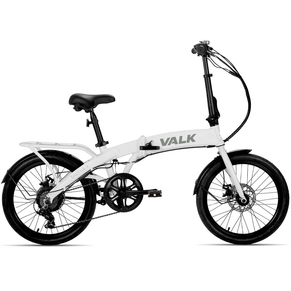 Shuttle 5 Electric Folding Bike, Gen II, 20" Tyres, Shimano 7-Speed, White