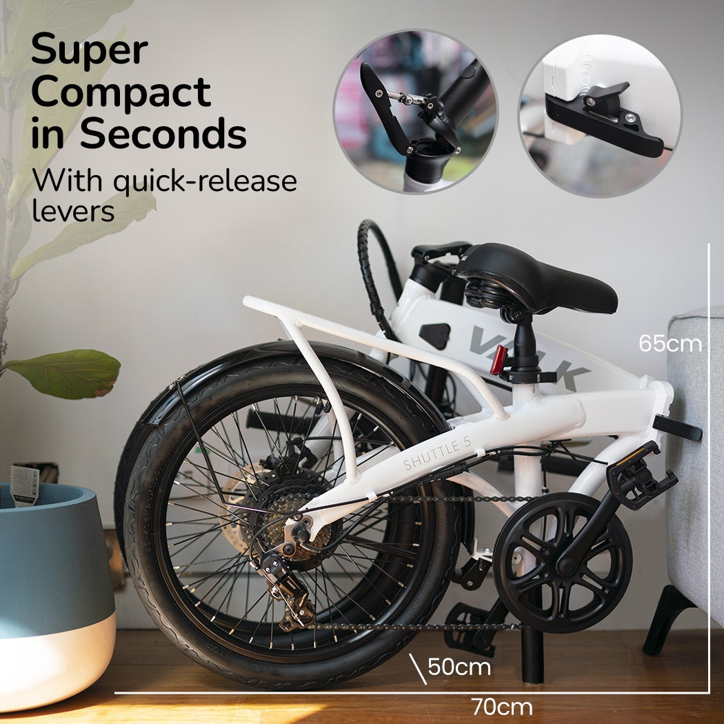 Shuttle 5 Electric Folding Bike, Gen II, 20