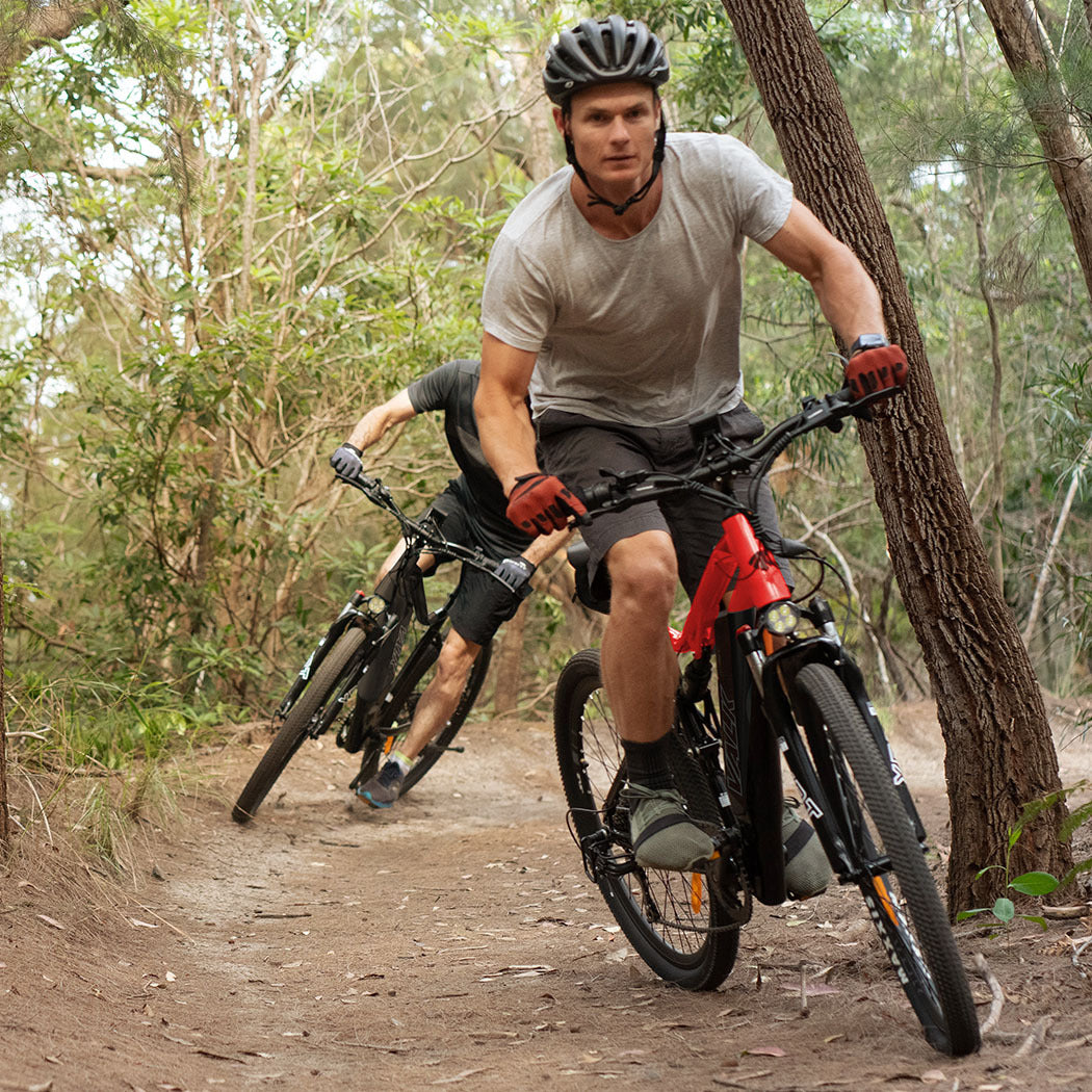 2023  MX7 Electric Bike Medium frame Mountain ebike, Black and Red