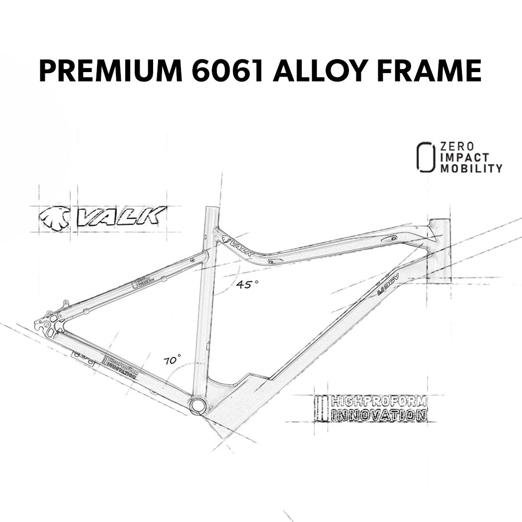 2023  MX7 Electric Bike Medium frame Mountain ebike, Black and Red