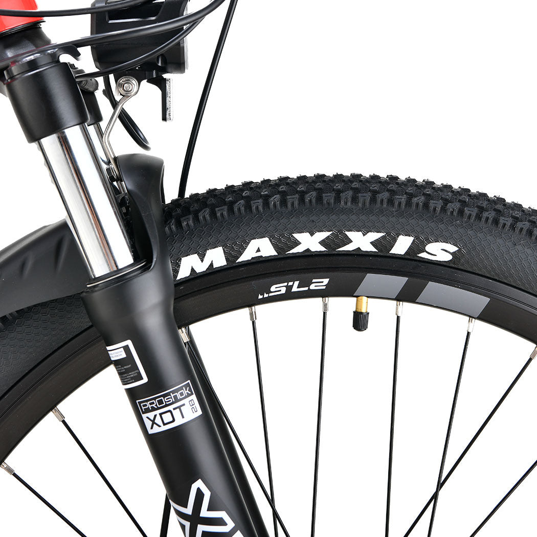 2023  MX7 Electric Bike Medium frame Mountain ebike, Black and Red