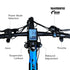 2023  MX7 Electric Bike Medium frame Mountain ebike, Black and Blue