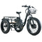 Electric Fat Tyre Tricycle, 500W, Throttle, Hydraulic Disc Brakes, Alloy Frame, Suspension, Black