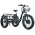 Electric Fat Tyre Tricycle, 500W, Throttle, Hydraulic Disc Brakes, Alloy Frame, Suspension, Black