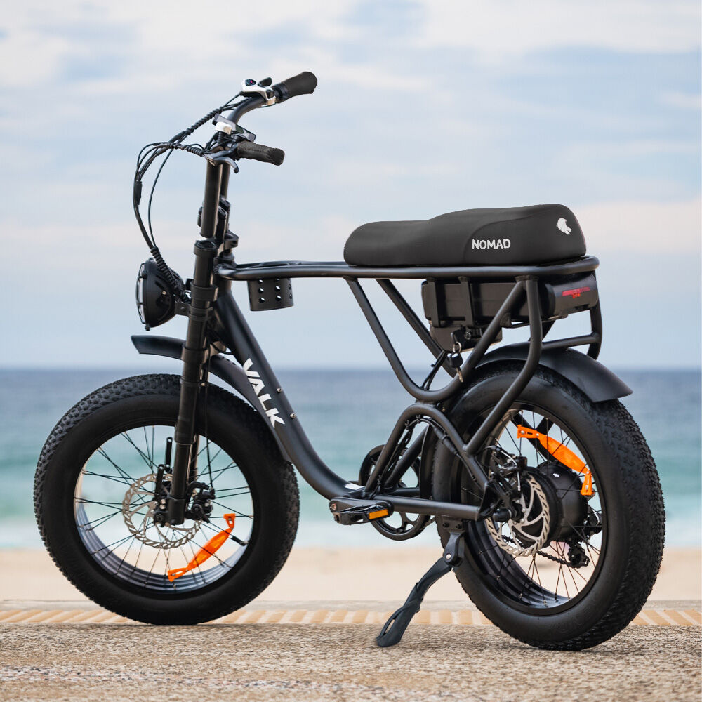 Nomad Electric Fat Tyre Bike, 500W, 45km/hr, Throttle ebike, Disc Brakes, Shimano 7 spd, 20x4