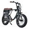 Nomad Electric Fat Tyre Bike, 500W, 45km/hr, Throttle ebike, 20x4" Kenda Tyres, Shimano 7 spd, Suspension, Black