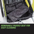 Kids Bike Trailer Bicycle Pram Stroller Children Jogger Yellow