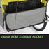 Kids Bike Trailer Bicycle Pram Stroller Children Jogger Yellow