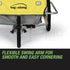 Kids Bike Trailer Bicycle Pram Stroller Children Jogger Yellow