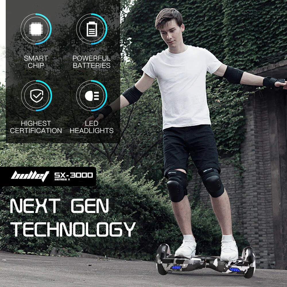Gen III Hoverboard Scooter, Dual Copper Motors, UL Certified, AU Compliant, 6.5