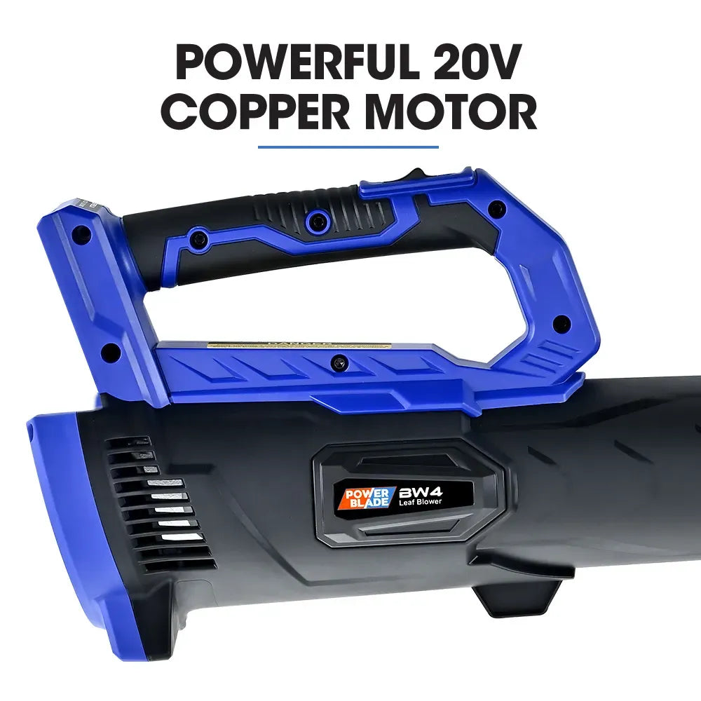 BW4 20V Cordless Electric Leaf Blower Kit, with Battery and Fast Charger