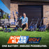 BW4 20V Cordless Electric Leaf Blower Kit, with Battery and Fast Charger