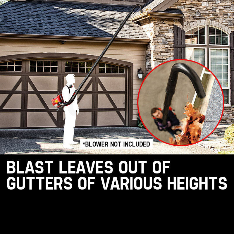 Gutter Cleaning Kit for MTM Blower 30CC - Extension Adaptor Leaf