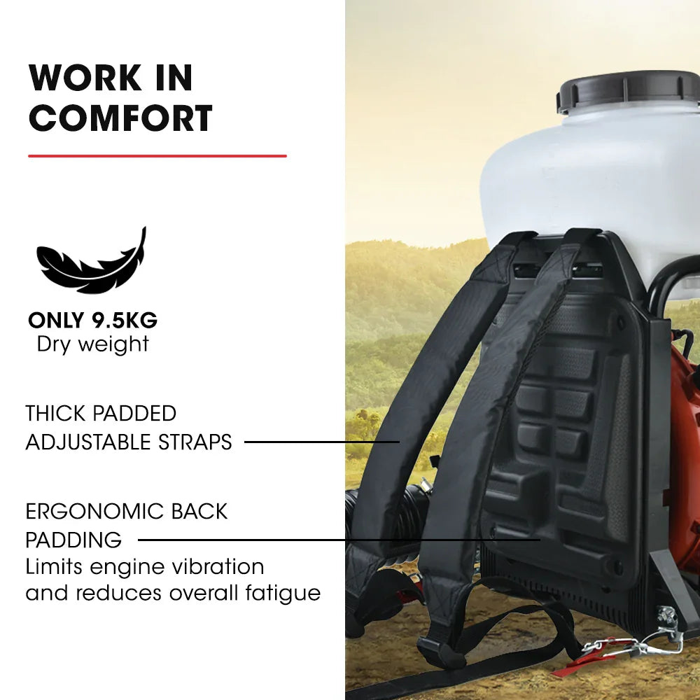 Backpack 2-Stroke Petrol Powered Chemical Sprayer Fogger Mister Blower