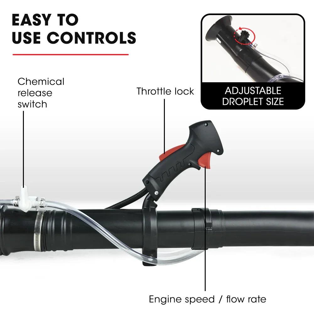 Backpack 2-Stroke Petrol Powered Chemical Sprayer Fogger Mister Blower