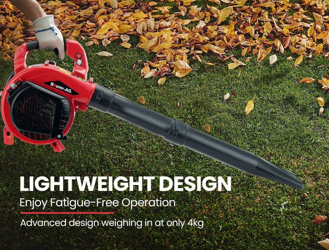 Cordless Leaf Blower Vacuum Petrol Hand Garden Lawn Held Vac 2-Stroke