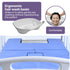 7 Function Medical Bed, w/ Mattress & Over Bed Table, Adjustable Back and Leg Lifting, Lateral Tilting, Commode Bowl, IV Pole