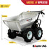 Mini Dumper Power Wheel Barrow Tracked Motorised Petrol Powered Wheelbarrow