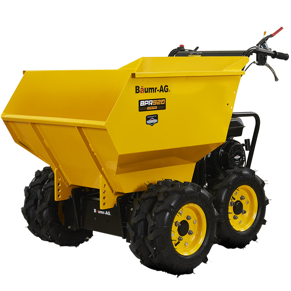 6 Wheel Motorised Wheelbarrow Dumper, Briggs & Stratton CR950 Petrol Engine, 500kg Capacity