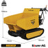 Motorised Tracked Wheelbarrow Dumper, Briggs & Stratton CR950 Petrol Engine, 500kg Capacity