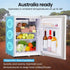 70L Portable Bar Fridge and Freezer 12V/24V for Camping, Caravans, Silver