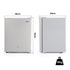 70L Portable Bar Fridge and Freezer 12V/24V for Camping, Caravans, Silver