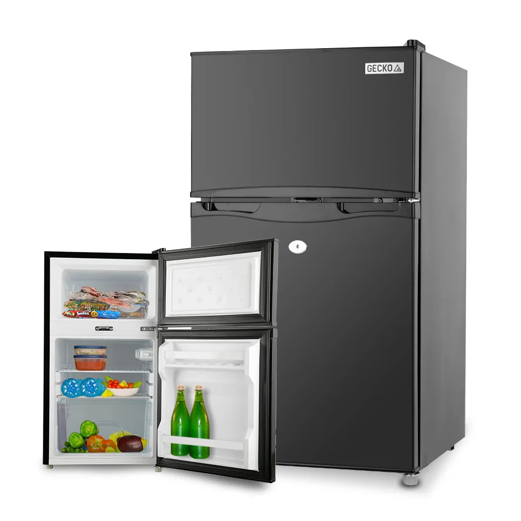 95L Portable Upright Fridge, 12V/24V for Motorhome, Caravan, Black