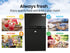 95L Portable Upright Fridge, 12V/24V for Motorhome, Caravan, Black