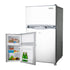 95L Portable Upright Fridge, 12V/24V for Motorhome, Caravan, Silver
