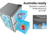 95L Portable Upright Fridge, 12V/24V for Motorhome, Caravan, Silver