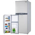 GECKO 125L Portable Upright Fridge, 12V/24V for Motorhome, Caravan, Silver