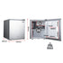 GECKO 57L Portable Camping Bar Fridge with Freezer 12V/24V, Silver