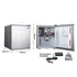 GECKO 57L Portable Camping Bar Fridge with Freezer 12V/24V, Silver
