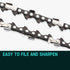 2 x 12  Chainsaw Chain 12in Bar Spare Part Replacement Suits Pole Saws
