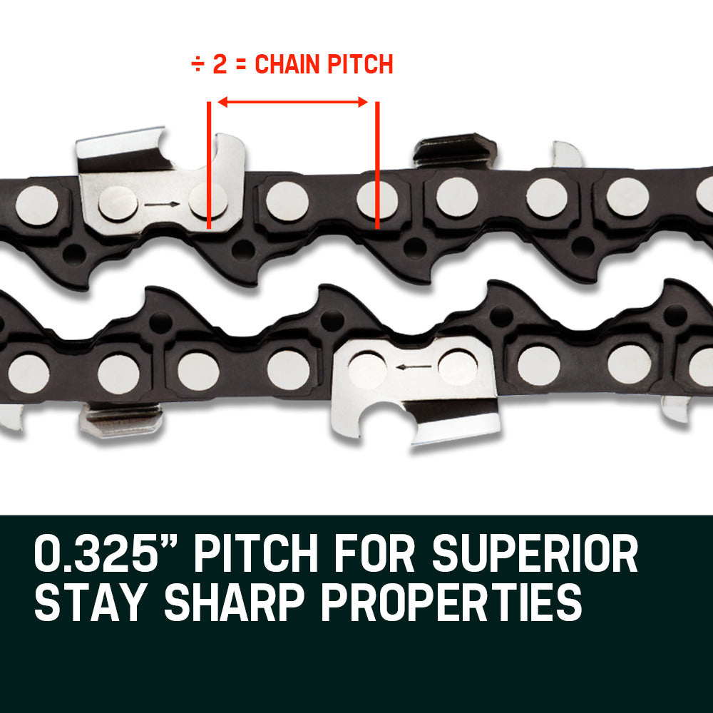 2 x 22  Chainsaw Chain Bar Replacement 0.325 0.058 86DL