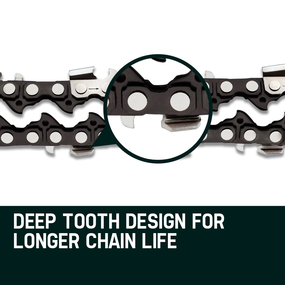 2 x 22  Chainsaw Chain Bar Replacement 0.325 0.058 86DL