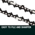 2 x 22  Chainsaw Chain Bar Replacement 0.325 0.058 86DL