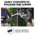 POWERBLADE SW7 20V Cordless Convertible Mini Chainsaw Pole Saw Kit, Telescopic Electric Tree Pruner with Lithium Battery & Fast Charger