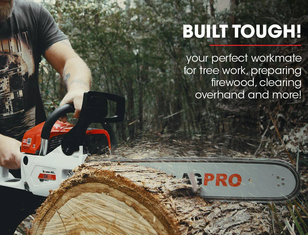 62CC Petrol Commercial Chainsaw 20 Bar E-Start Pruning Chain Saw