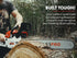 SX75 62cc Petrol Chainsaw 22" Bar Easy Start Commercial Grade Top Handle