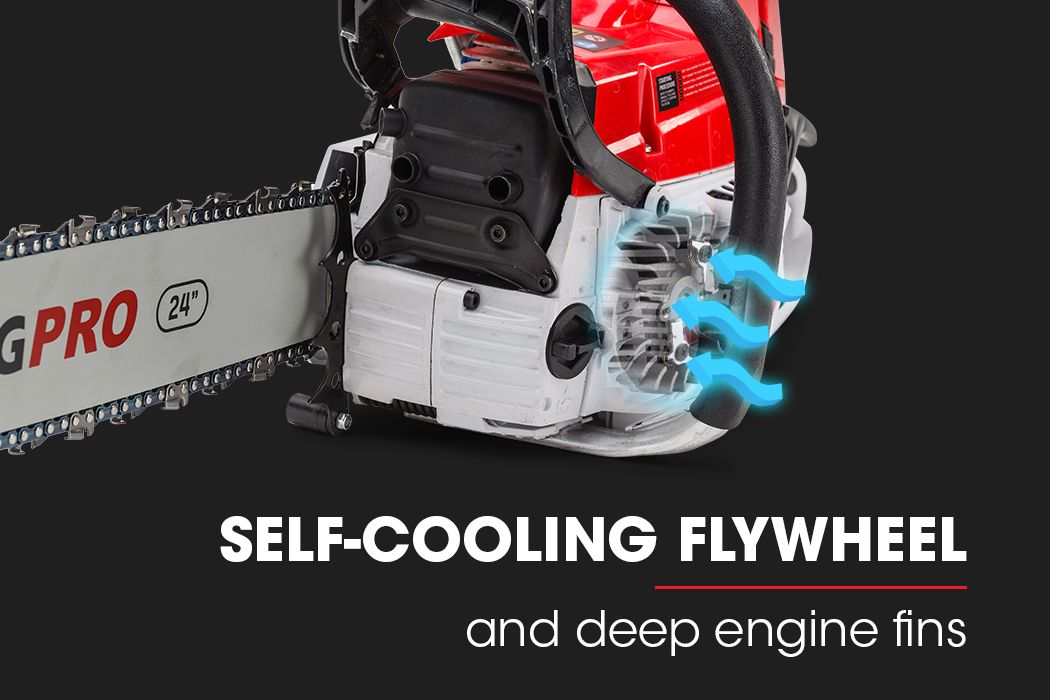Commercial Petrol Chainsaw E-Start 24