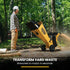 7HP 212cc Petrol Wood Chipper, Tree Mulcher - Raptor 1100